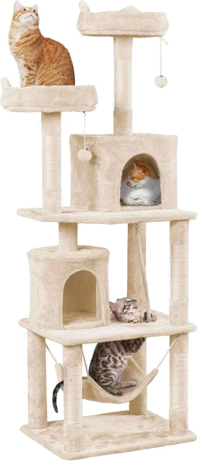 Reusable Yaheetech Cat Tower 70.5in Cat Tree Prestigious