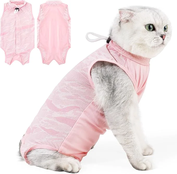 Premium Coppthinktu Cat Recovery Suit Cat Onesie Comfortable