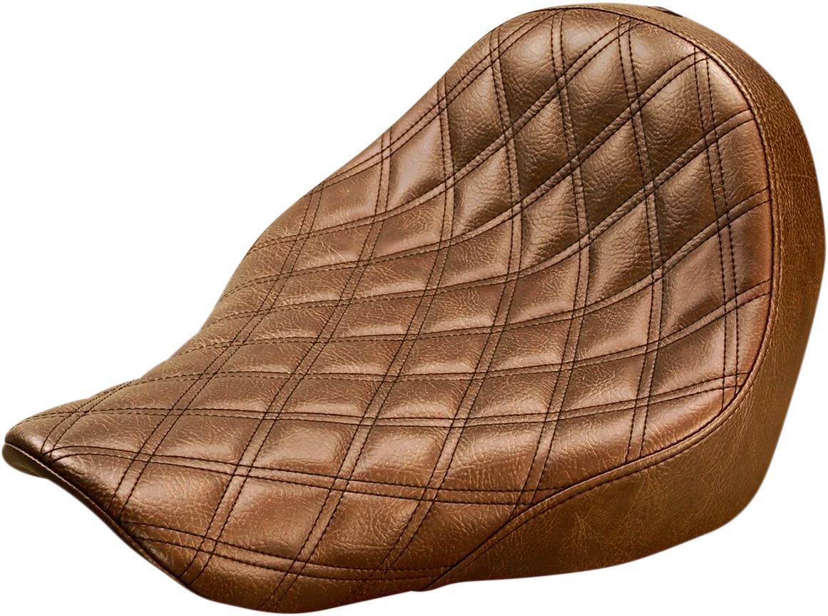 Excellent SADDLEMEN Renegade Solo Seat - Lattice Stitched - Brown - FL FX '18-'20 - Part 818-29-002BLS Fine Crafted