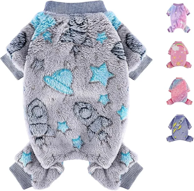 Versatile Fleece Dog Pajamas for Small Dogs Boy Warm Winter Dog Clothes Pjs Cute Extra Sophisticated