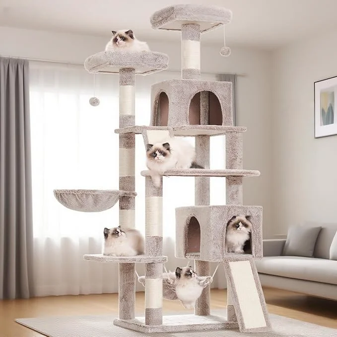 Durable Cat Tree for Indoor Cats Sturdy Cat Tree House Practical