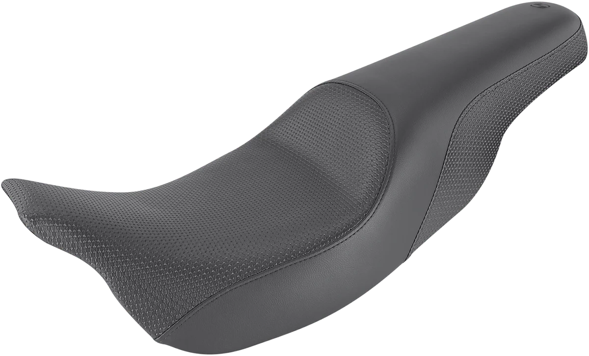 Contemporary SADDLEMEN Profiler Basket-weave Seat - Black - Part Number 808-07B-147 Outstanding