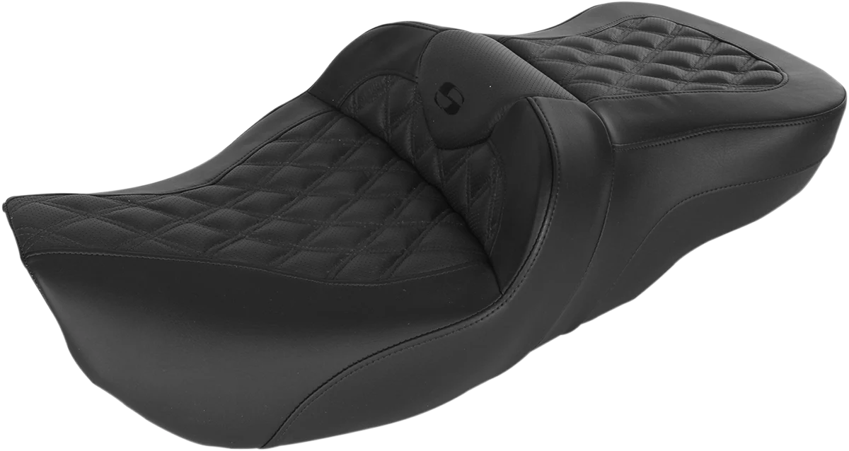 User-Friendly SADDLEMEN Roadsofa Seat - Full Lattice Stitch - FLH '97-'07 - Part No. 897-06-182 Prestigious