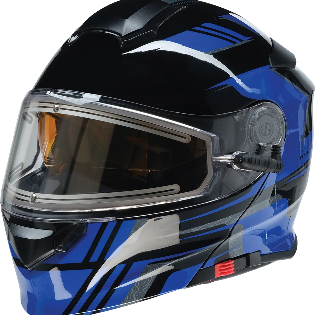 Superior Z1R Solaris Snow Helmet - First Tracks - Black Blue - Large 0120-0834 Practical
