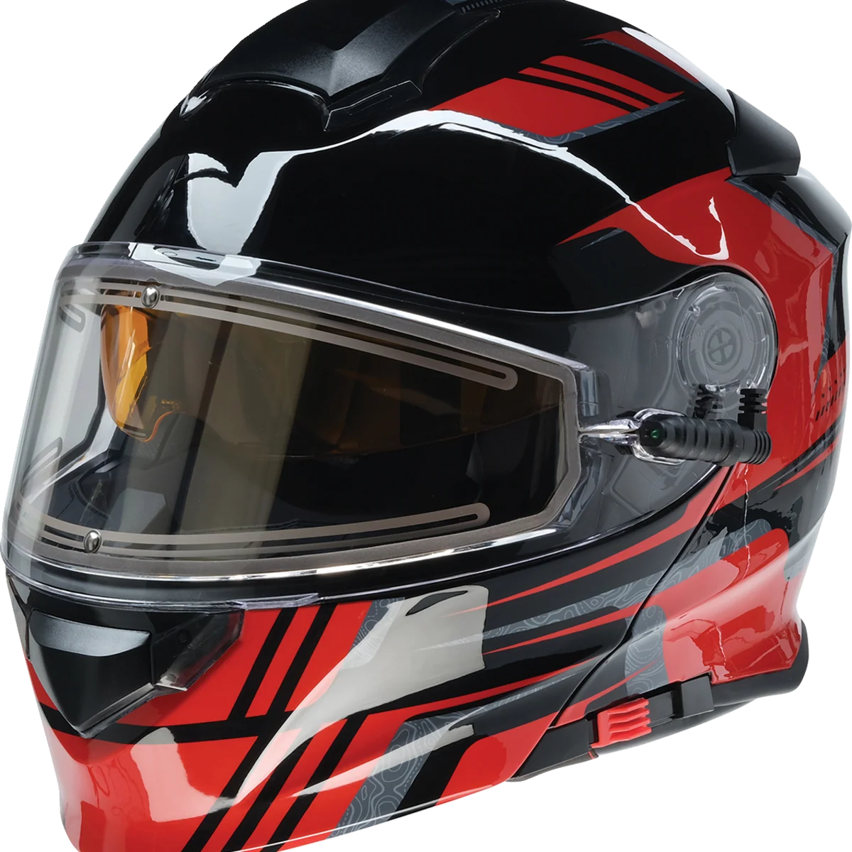 World-Class Z1R Solaris Snow Helmet - First Tracks - Black Red - Small - Part Number 0120-0826 Effective