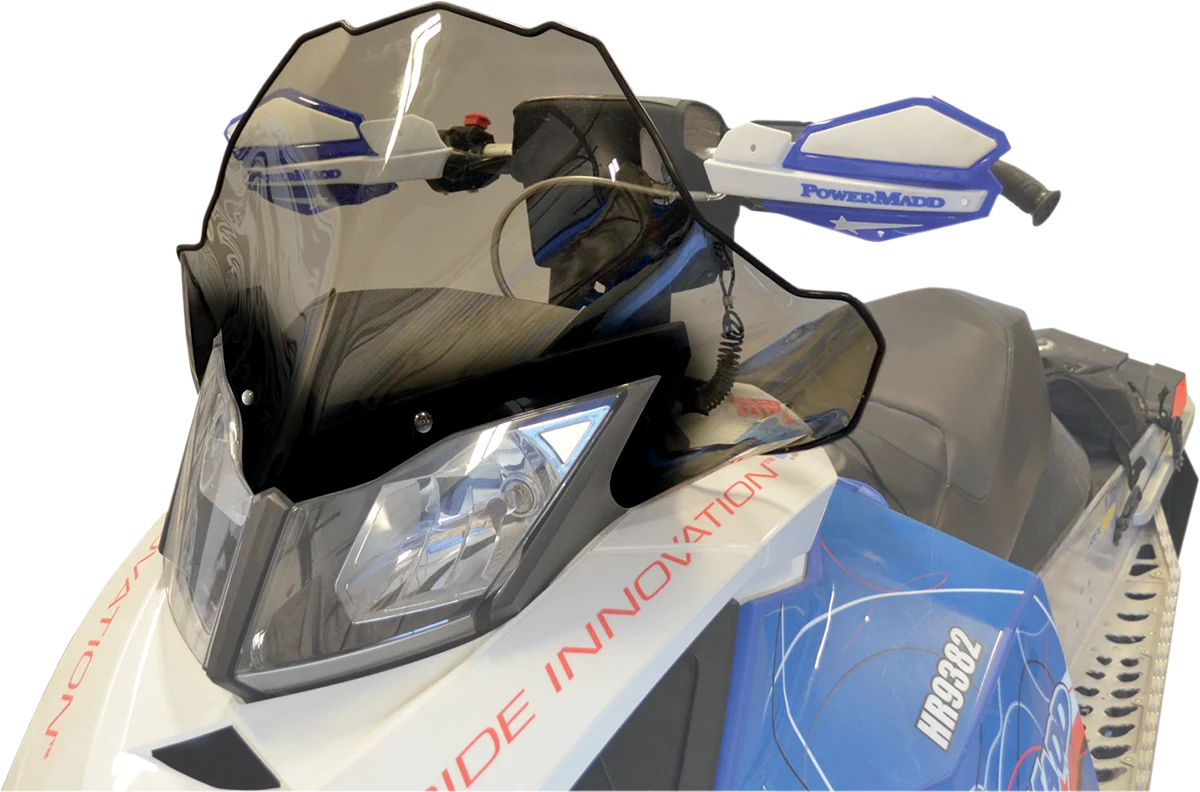 Green POWERMADD 13422 Windshield - 15 Mid for Ski Doo Prestigious