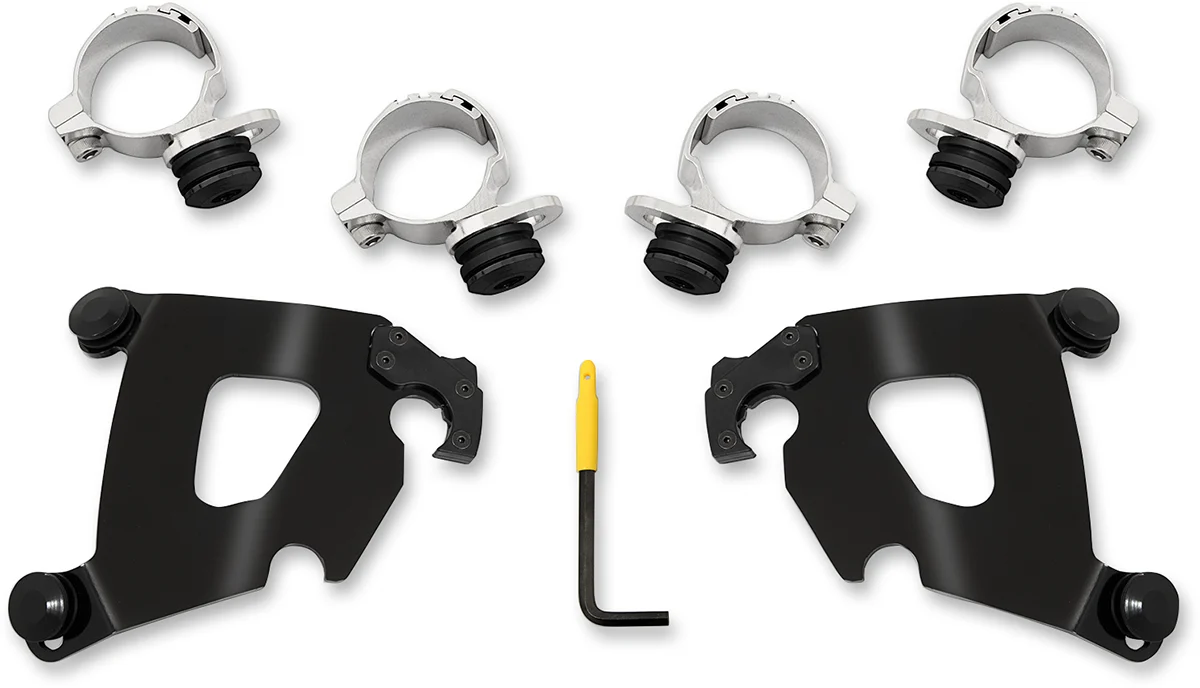 Reusable MEMPHIS SHADES Cafe Mounting Kit - Black - Scout MEB2025 Verified