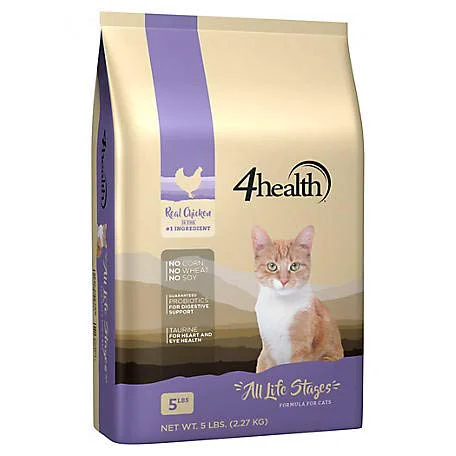 Crafted 4health Chicken Rice Formula Cat Food – All Life Stages Dry 5 lb Powerful