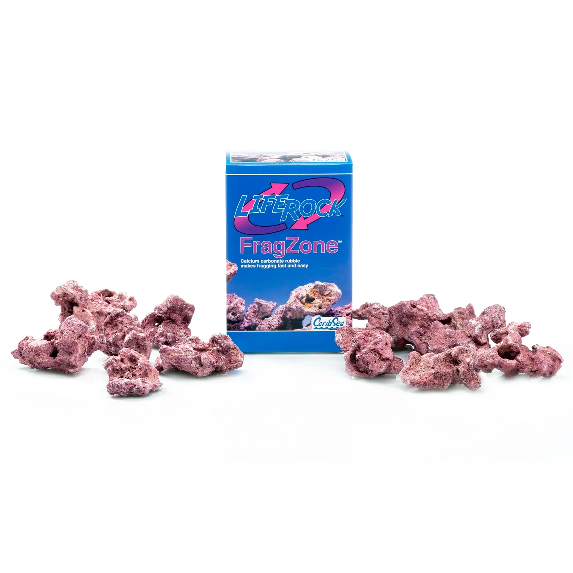 Fast CaribSea Life Rock Frag Zone – 2.25 lb Frag Mounts for Coral Growout Convenient