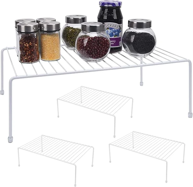 Specialty Large 16.1 x 10.2 Inch Cabinet Storage Shelf Rack Shelves，Kitchen Counter and Cabinet Shelf Storage Rack Organizer for Kitchen Fridge Cabinet Bathroom Cupboard White 4 About ThisOverview Sophisticated