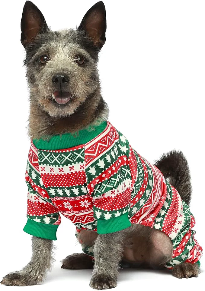 Solid Fitwarm Dog Christmas Outfit Holiday Pet Clothes Top-Quality