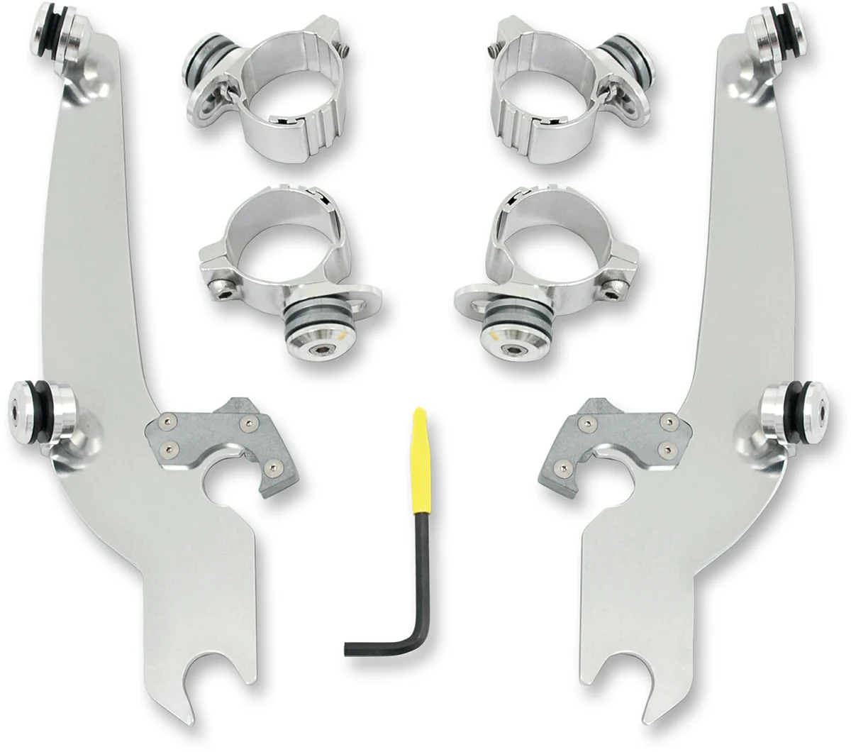 Responsible MEMPHIS SHADES Trigger Lock Sportshield Mounting Kit - Bolt - Polished MEK1992 Classic