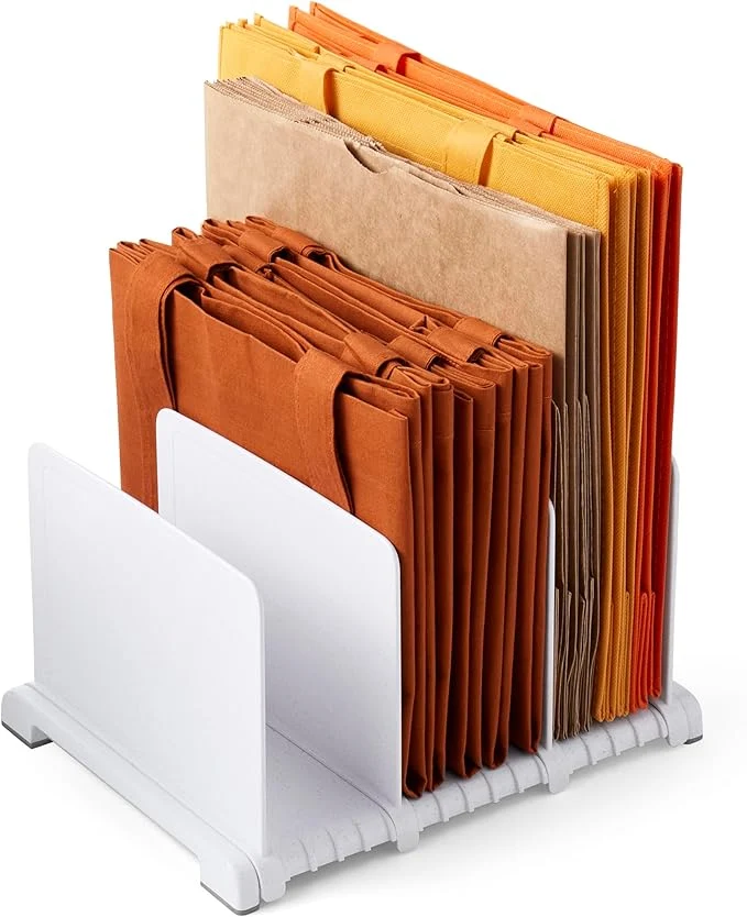 Practical YouCopia StoraBag Reusable Shopping Bag Organizer Adjustable Shelf Dividers for 20 Tote Cloth Grocery and Lunch BagsAbout ThisOverview Long-Lasting