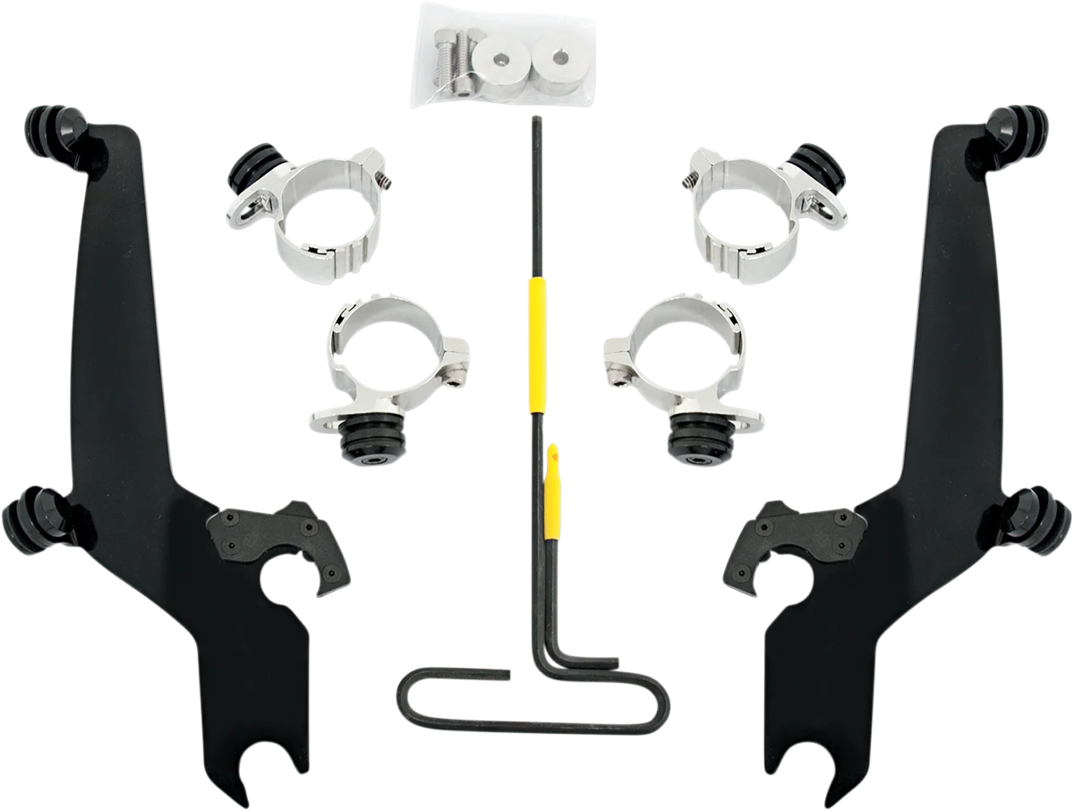 Relaxed MEMPHIS SHADES Trigger Lock Sportshield Mounting Kit - Narrow - Black MEB8917 Expertly Made