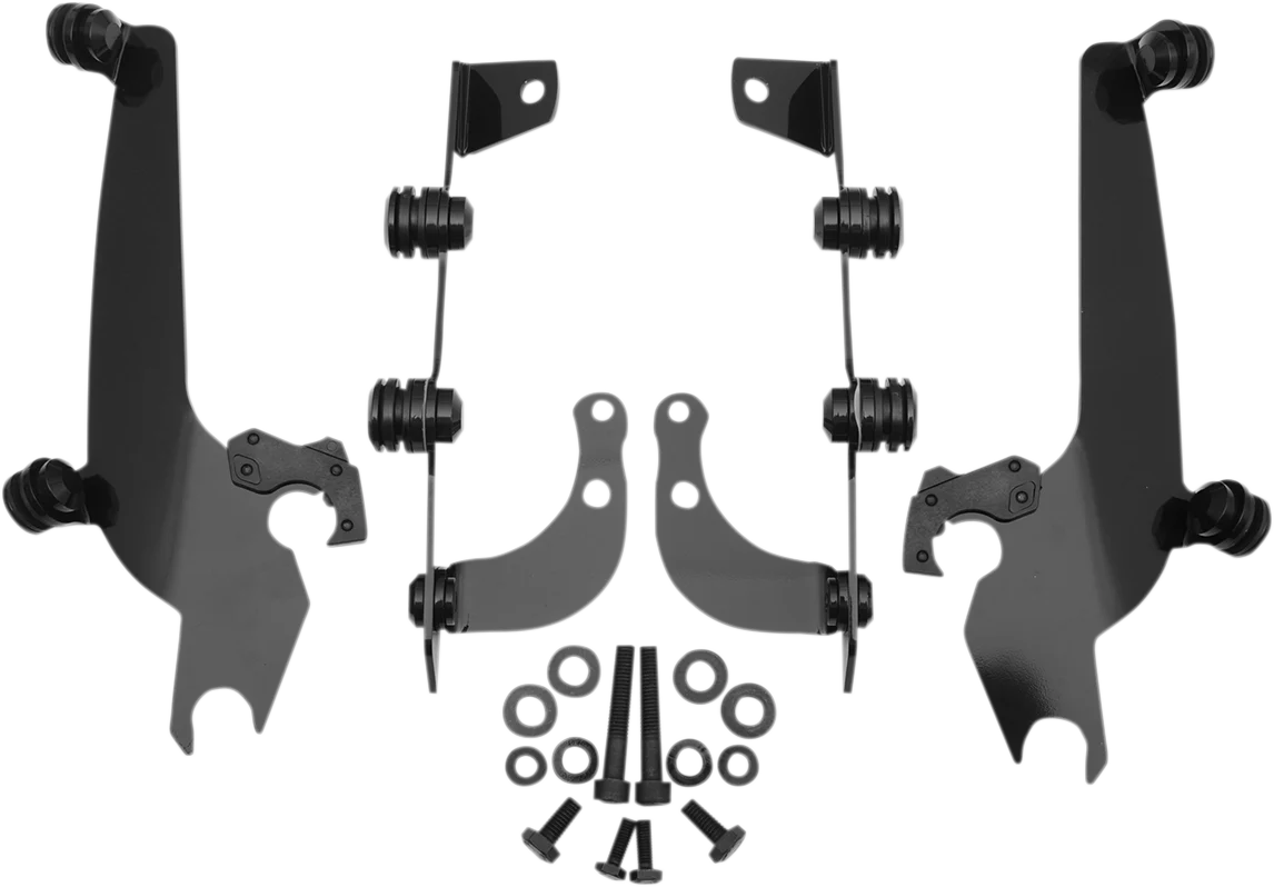 Powerful MEMPHIS SHADES Trigger Lock Sportshield Mounting Kit - Phantom - Black MEB8918 Durable