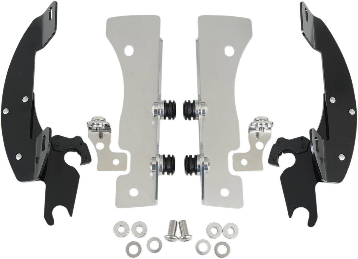 Clean MEMPHIS SHADES Batwing Trigger Lock Mounting Kit - XV16 17 - Black MEM8998 Luxury