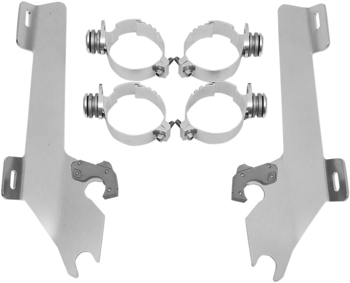 Carefully Designed MEMPHIS SHADES Batwing Trigger Lock Mounting Kit - VTX 1800 - Polished MEK1904 Classic