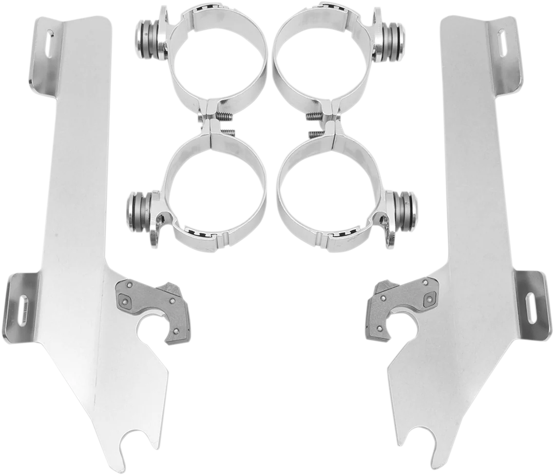 Excellent MEMPHIS SHADES Batwing Trigger Lock Mounting Kit - VTX 1800 - Polished MEK1903 Eco-Friendly