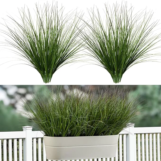 Functional 16PCS 17.3 Fake Plants Artificial Wheat Grass Greenery Plastic Plants Fake Grass Artificial Plants for Outdoor Decor Artificial Grass Plant with Greenery Stems for Indoor Home DecorationAbout ThisOverview Pure