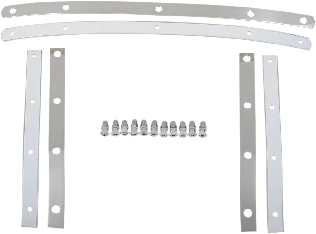 Classic MEMPHIS SHADES Fats Windshield Hardware Straps - Stainless Steel MEM0913 Reliable