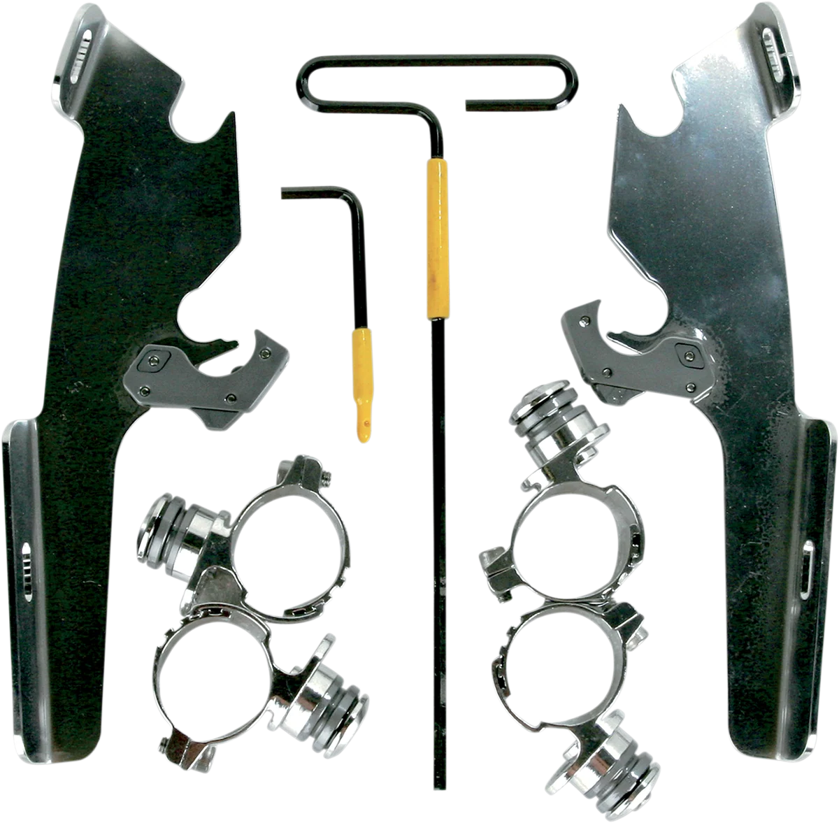 Exclusive MEMPHIS SHADES Fats Slim Trigger Lock Mounting Kit - Kawasaki Yamaha MEM8982 Authentic
