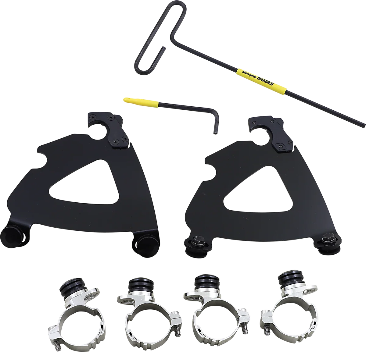 Elegant MEMPHIS SHADES Road Warrior Trigger-Lock Mounting Kit - Black - XL MEB2064 Secure