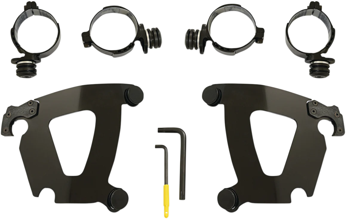 Crafted MEMPHIS SHADES Road Warrior Mounting Kit - Black - FXFB MEB2050 Responsible