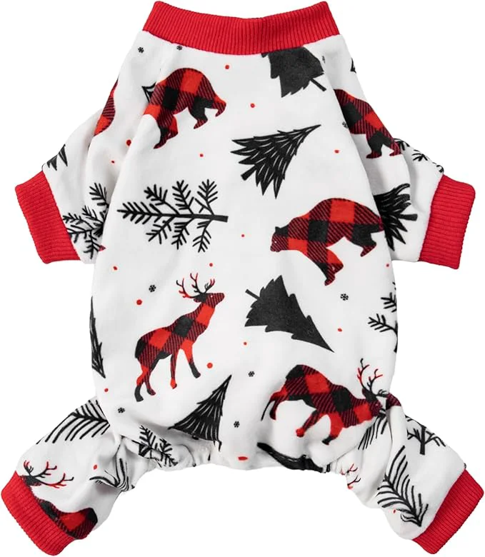 Authentic Fitwarm Reindeer Dog Christmas Pajamas Winter Doggy Clothes Consistent
