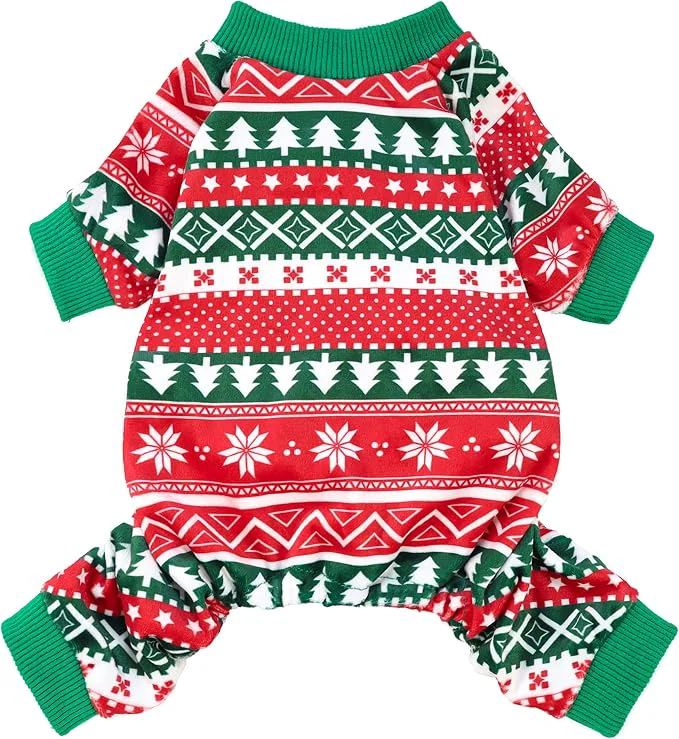 Breathable Fitwarm Dog Christmas Outfit Dog Pajamas Dog Winter Clothes Exclusive