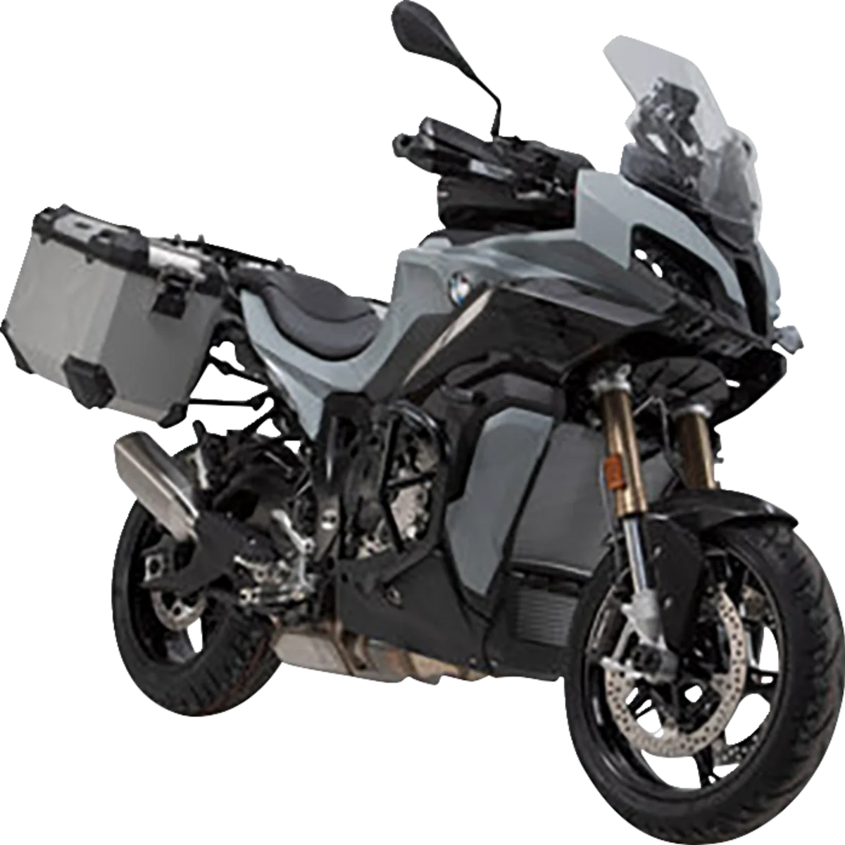 Crafted SW-MOTECH TRAX ADV Aluminum Case System - Silver - BMW S 1000 XR '19-'24 KFT.07.954.70101 S Comfortable