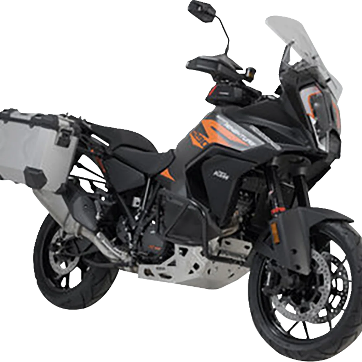 High-End SW-MOTECH TRAX ADV Aluminum Case System - Silver - KTM Super Adventure 1290 R S '21-'24 KFT.04.835.70000 S Advanced