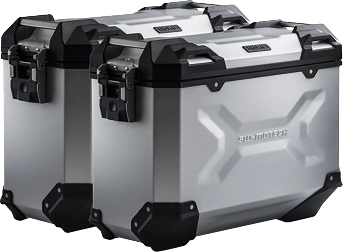 Consistent SW-MOTECH TRAX ADV Aluminum Case System - Silver - BMW S 1000 XR '19-'24 KFT.07.954.70001 S Clean
