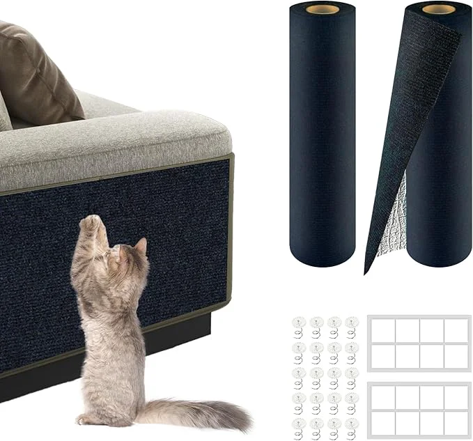 Solid 2Pack Total 78.7 x15.8 Cat Scratch Mat Minimalist
