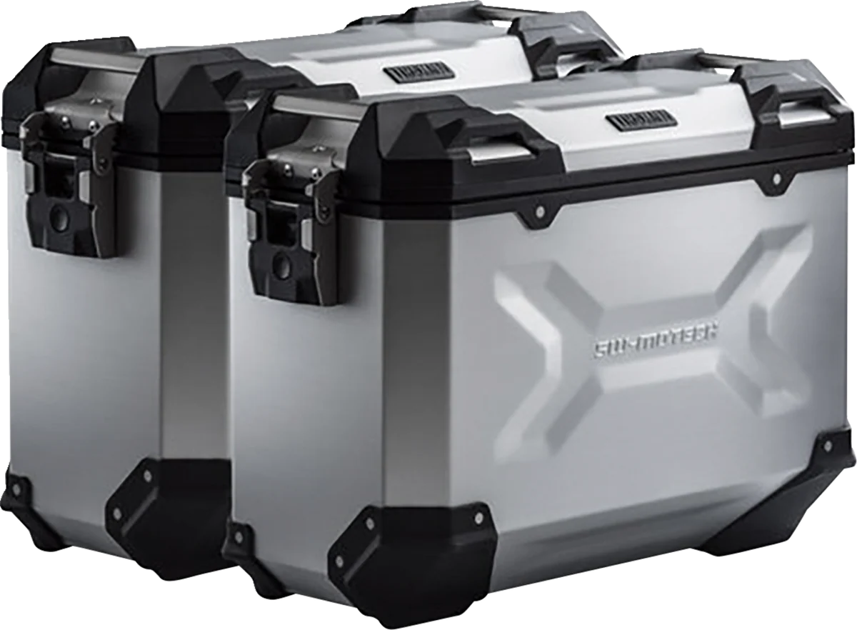 Practical SW-MOTECH TRAX ADV Aluminum Case System - Silver - BMW F 650 GS G 650 GS '99-'15 KFT.07.094.70000 S Stylish