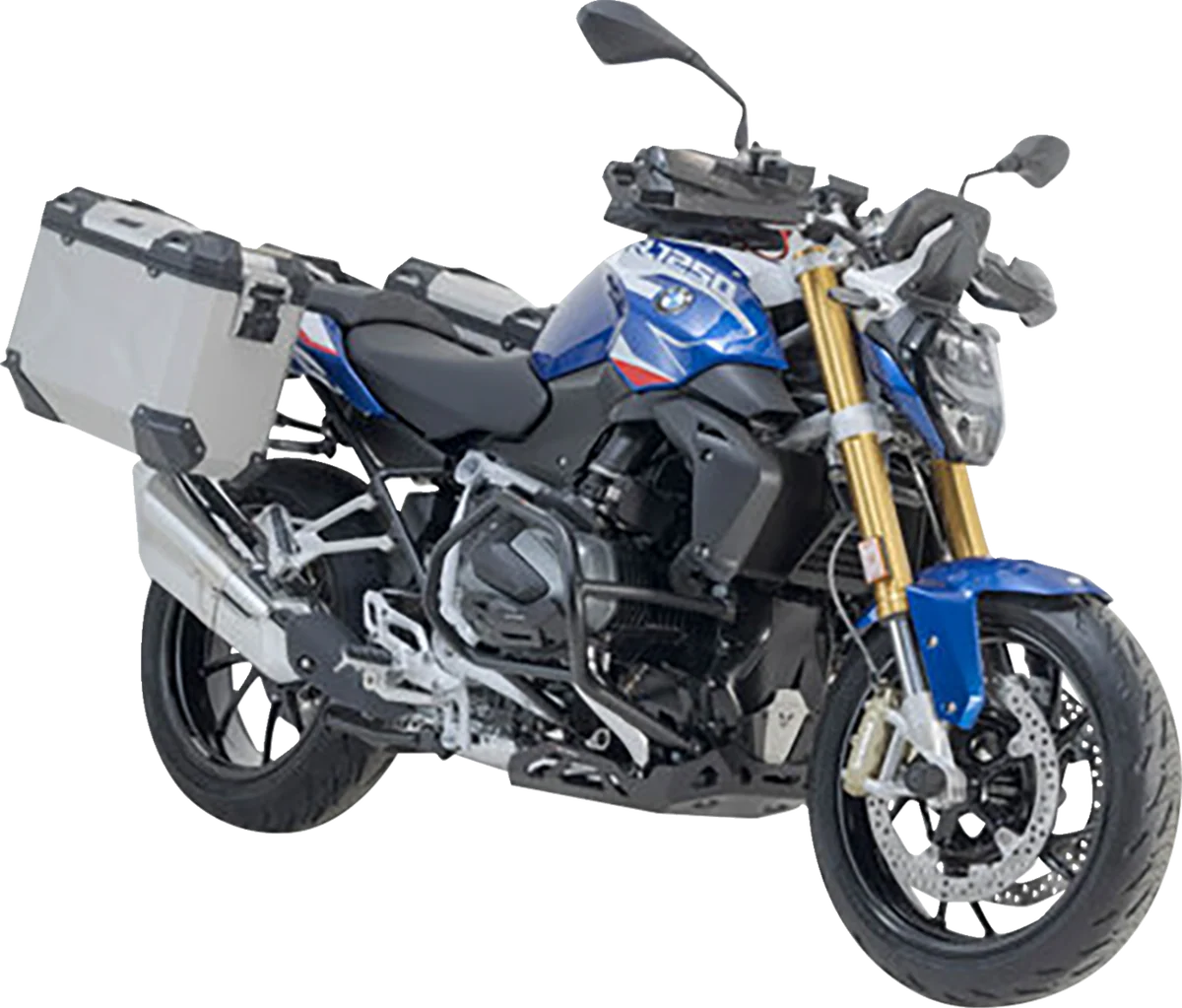 Trusted SW-MOTECH TRAX ADV Aluminum Case System - Silver - BMW R 1200 1250 R '14-'24 KFT.07.573.70000 S Easy-to-Use