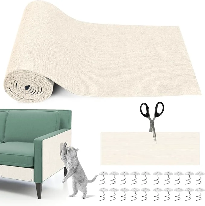 Advanced Cat Scratching Mat DIY Cat Scratchers Furniture Protector Luxury