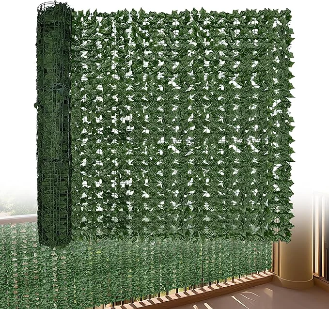 Superior Artificial Ivy Privacy Fence Screen 144 x 72 72 Sqft Anti-Ultraviolet Artificial Hedge Grass Wall Used for Indoor and Outdoor Green Background Garden Greening DecorationAbout ThisOverview Contemporary