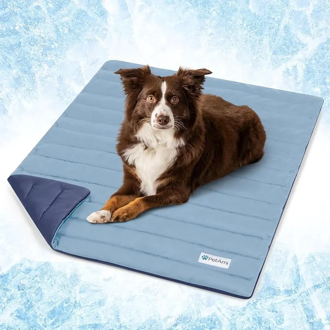 Easy-to-Use PetAmi Cooling Mat for Dog Premium Pet Cooling Blanket for Crate Kennel High-Quality