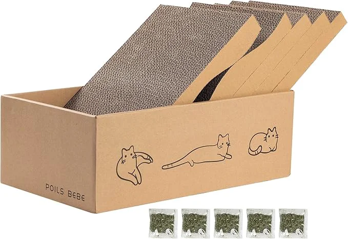 Verified Poils bebe 5 PCS Cat Scratcher Functional