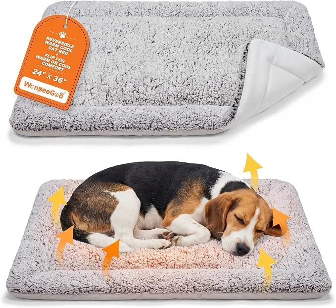Secure Self Warming Cat Bed Reversible Warming Cooling Cat Bed Winter Warm Cats Pad World-Class