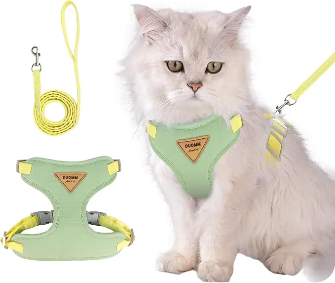 Versatile wanheart Cat Harness and Leash Set Escape-Proof Adjustable cat Leash and Selected