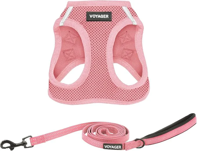 Trusted Pet Supplies Voyager Step-in Air All Weather Mesh Harness and Reflective Secure