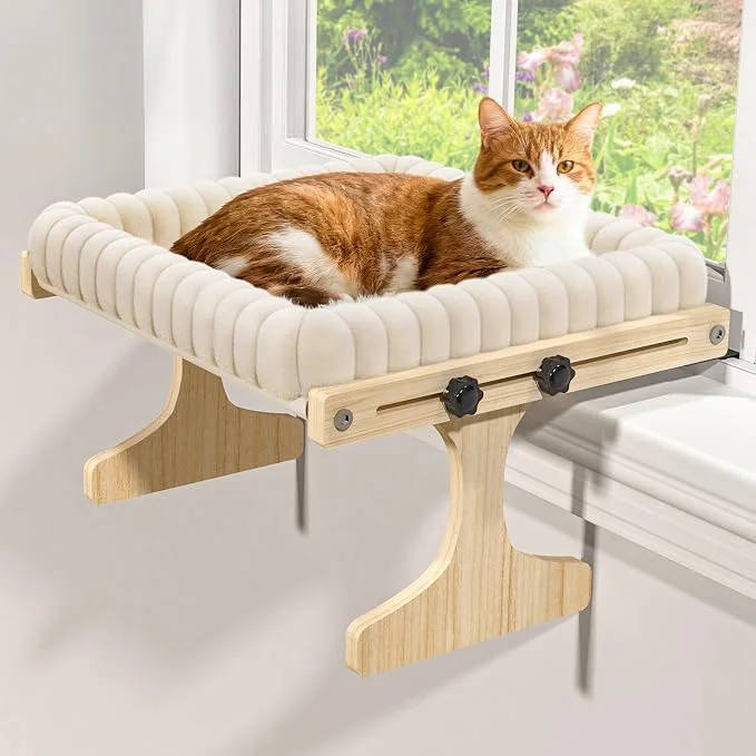 Carefully Designed Cat Perch for Window XiaZ Cats Hammock Indoor Cat Bed for Window Adjustable Minimalist