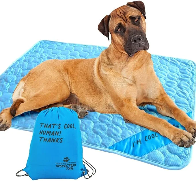 First-Class INSPECTOR TAIL Self Cooling Traveling Mat String Bag Pack Washable Trendy