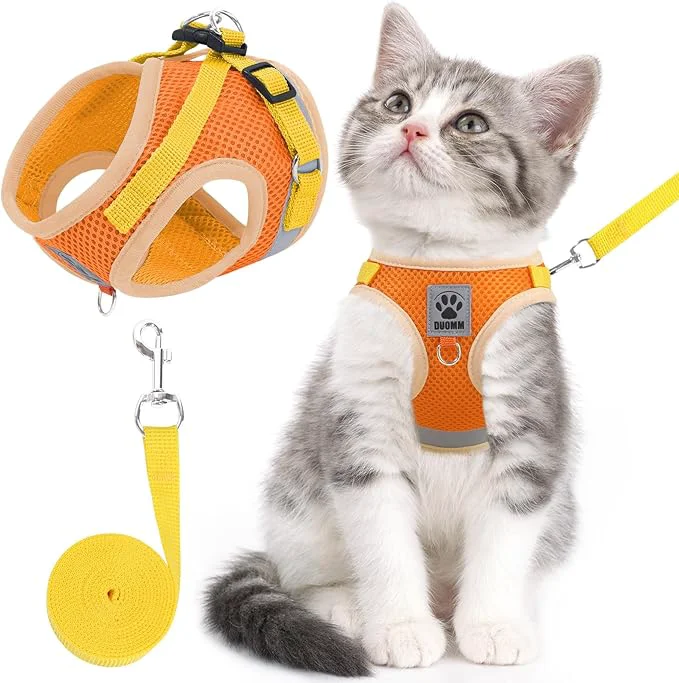 First-Class Cat Dog Vest Harness Green