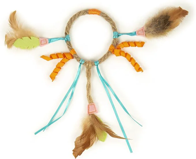 Trendy SmartyKat Dream Dangler 2-in-1 Hanging Feather Cat Toy Eco-Friendly