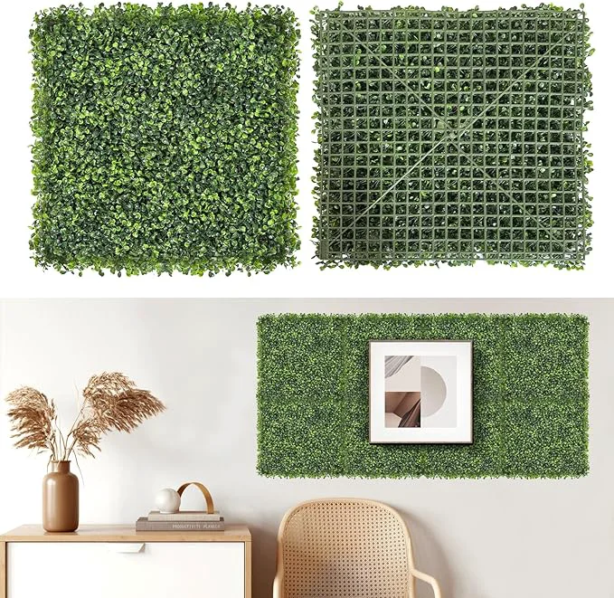 Reliable Artificial Grass Wall Panels 12 PCS 20x20 inch Boxwood Hedge Wall Panels with 100 Zip Ties Boxwood Panels Backdrop for Outdoor Indoor Decorative Garden Fences Backyard Patio Privacy HedgeAbout ThisOverview Comfortable