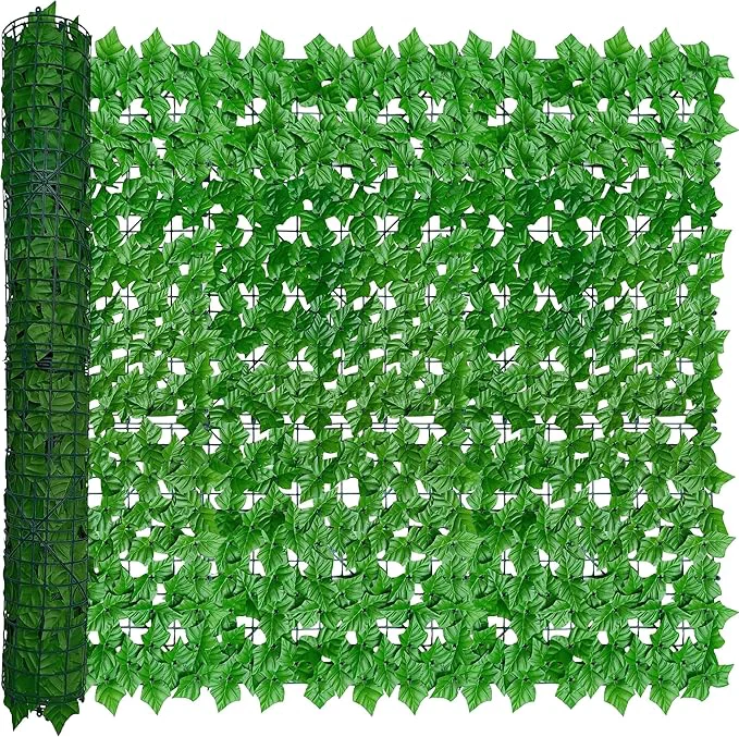 Soft Artificial Ivy Privacy Fence Wall Screen 48X120 in UV-Anti Faux Greenery Backdrop Ivy Vine Leaf Hedges Fence Panels for Patio Balcony Garden Backyard Indoor Outdoor Light Green DecorAbout ThisOverview Next-Generation