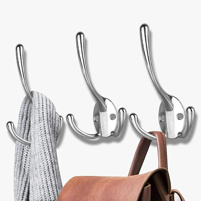 Optimized Wall Mounted Coat Hooks 5 Pack Heavy Duty Black Hardware Robe Hooks Decorative for Single Hanging Coats Towel Cubicle Classroom Kitchen Bath Backpack Hat HookAbout ThisOverview Exceptional