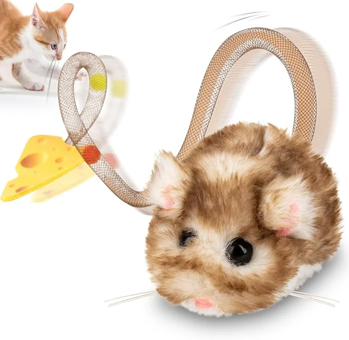 Certified Migipaws Interactive MigiMouse Cat Toy 360° Rolling Spin Elite